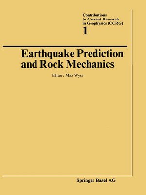cover image of Earthquake Prediction and Rock Mechanics